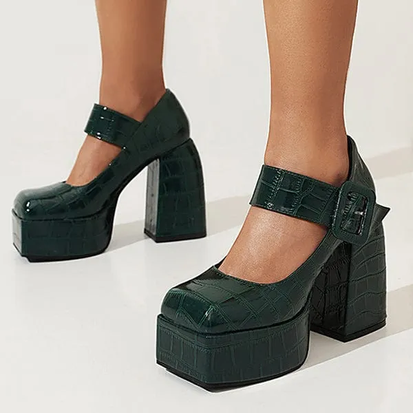 2.0 Mary Jane Platform Heels