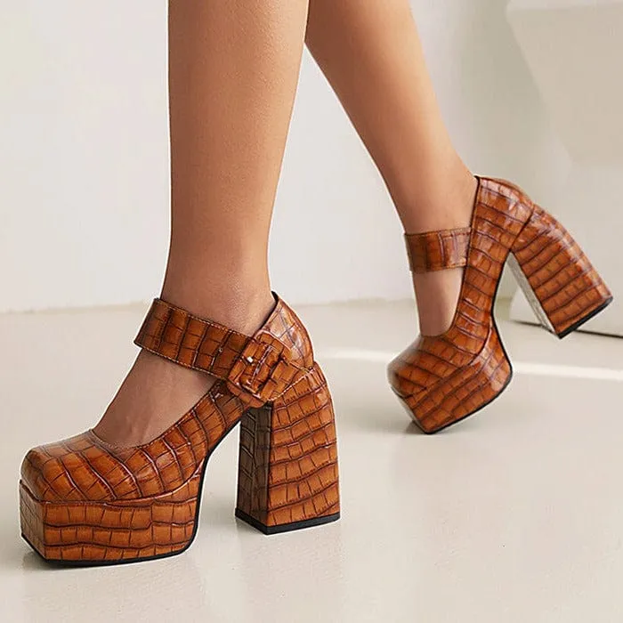 2.0 Mary Jane Platform Heels