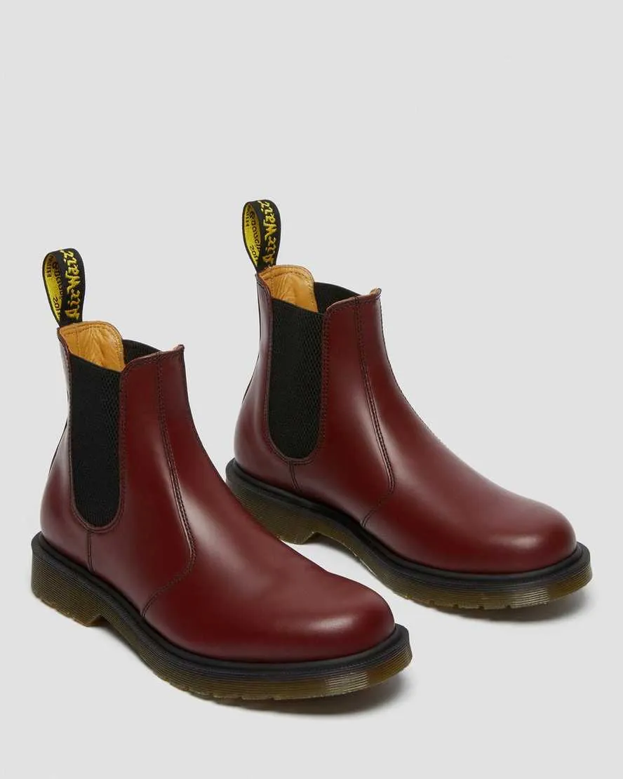 2976 Chelsea Cherry Red Smooth Boot