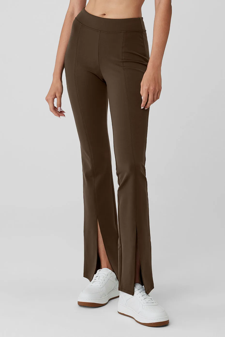 Airbrush High-Waist Flutter Legging - Espresso