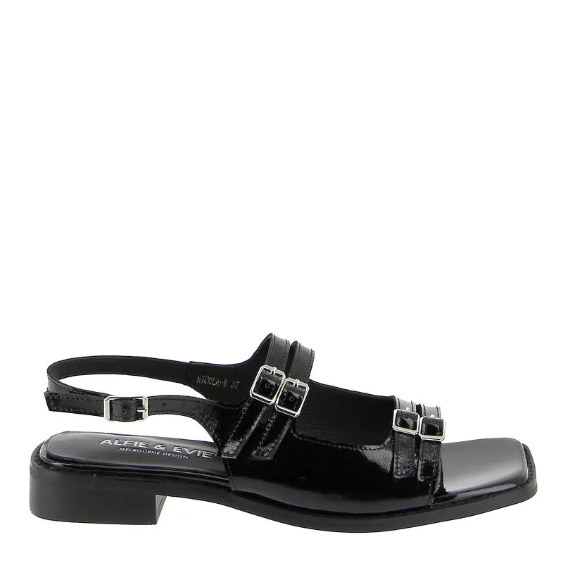 Alfie & Evie Nicola Black Slingback Sandal