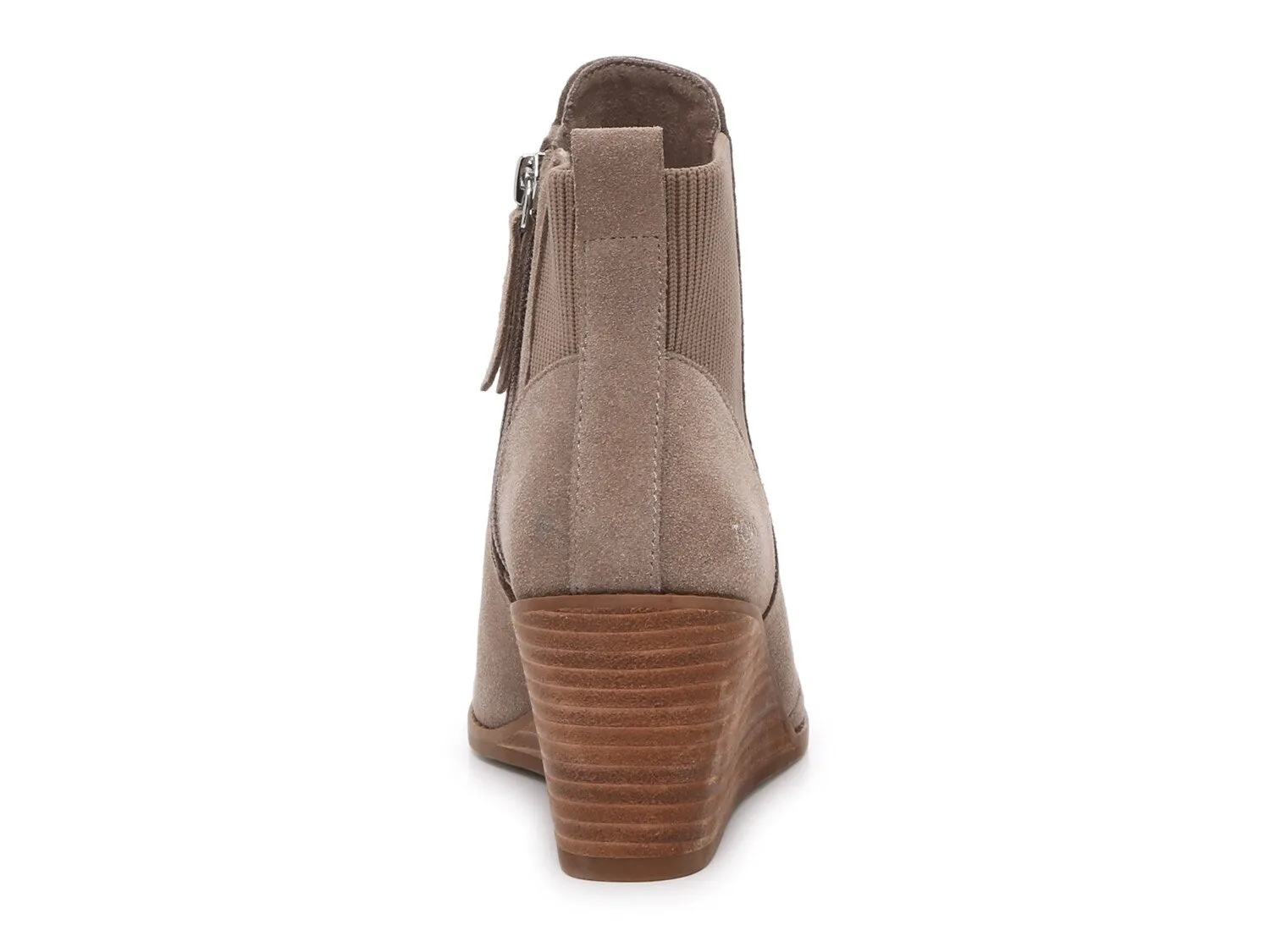 Amelia TOMS wedge ankle boots, taupe