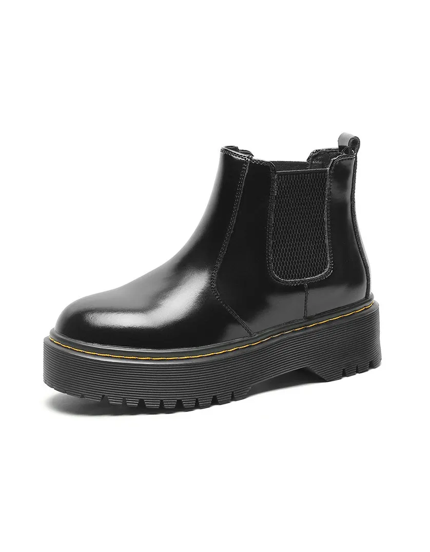 Autumn Winter Platform Chelsea Boots