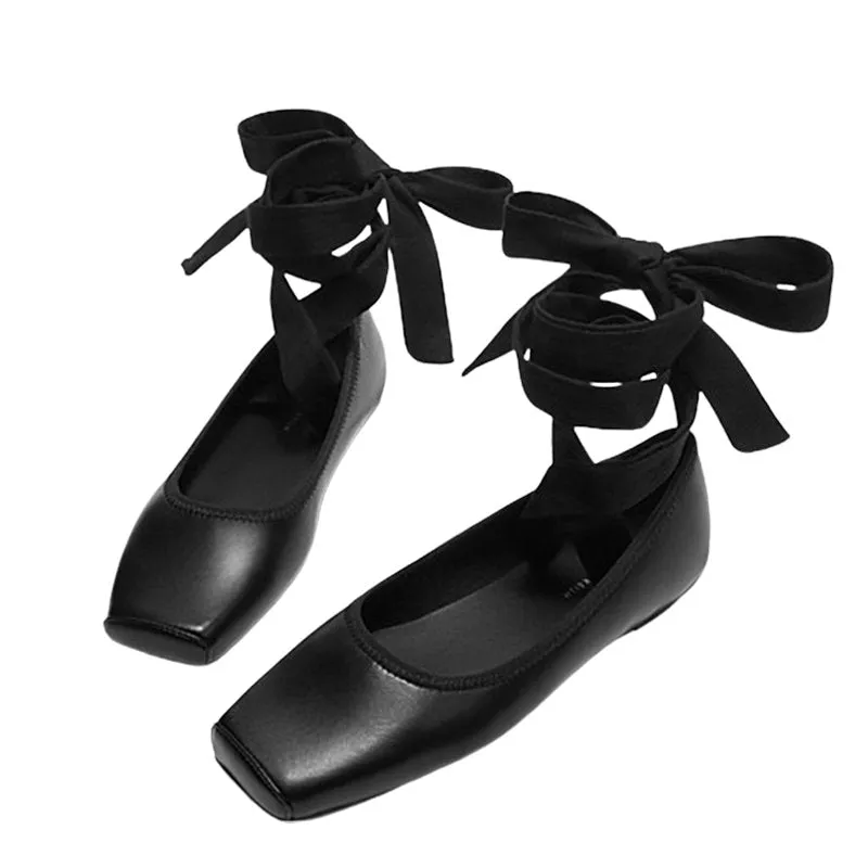 Ballet Class Cross-Strap Flats