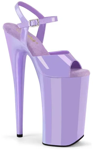 BEYOND-009 Lavender Patent 10 Inch Heels