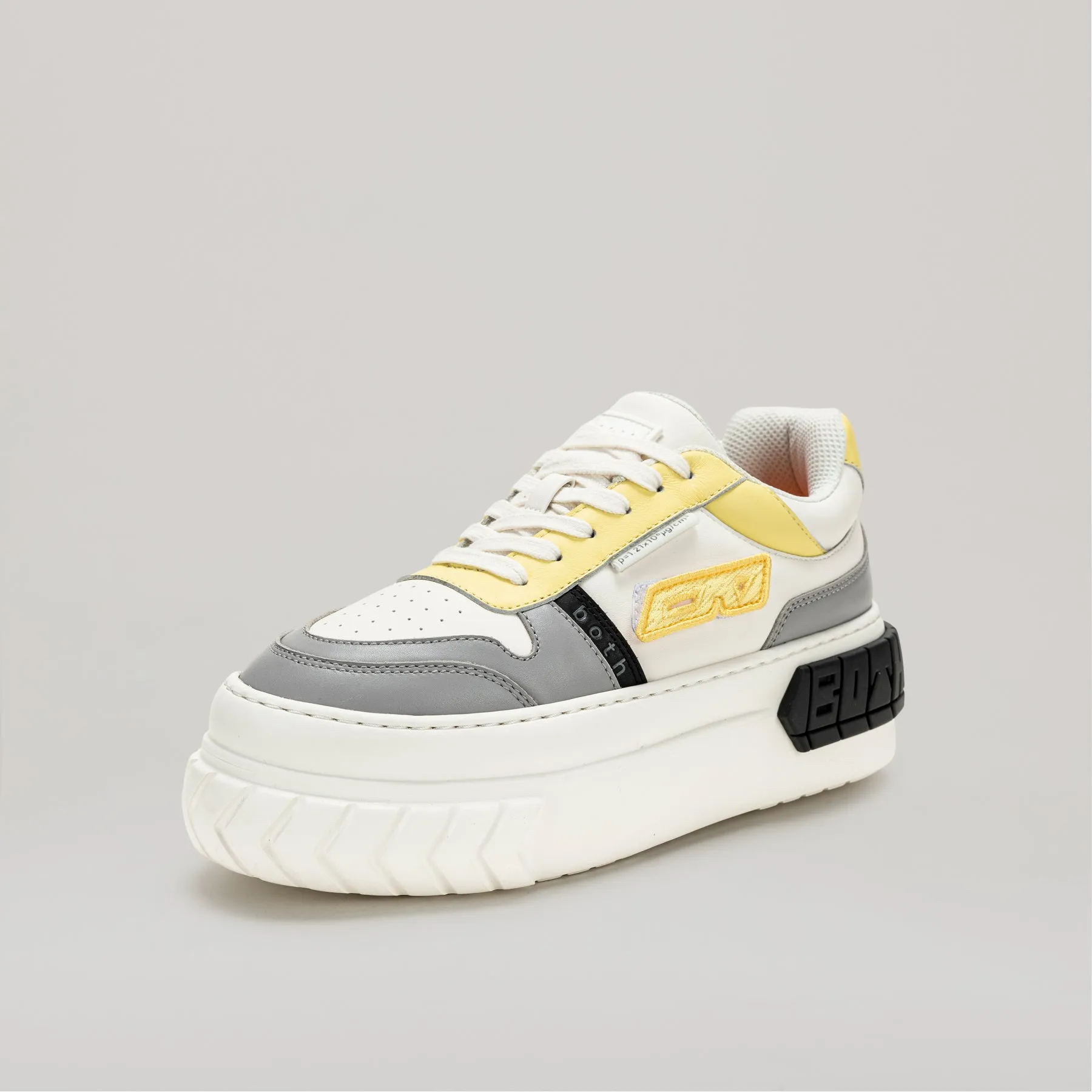 both - TYRES PLATFORM BASKETBALL SNEAKER-BLACK/YELLOW