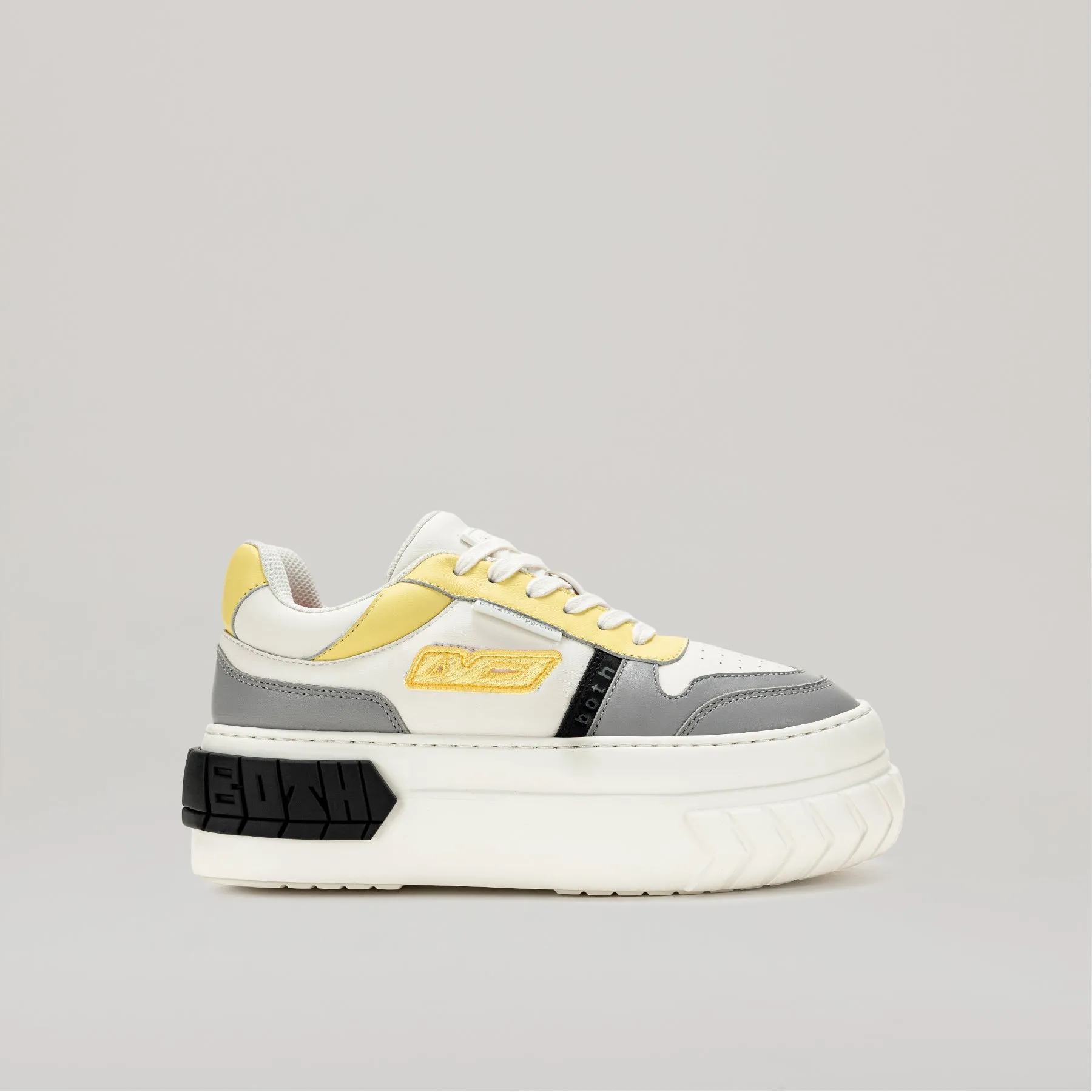 both - TYRES PLATFORM BASKETBALL SNEAKER-BLACK/YELLOW