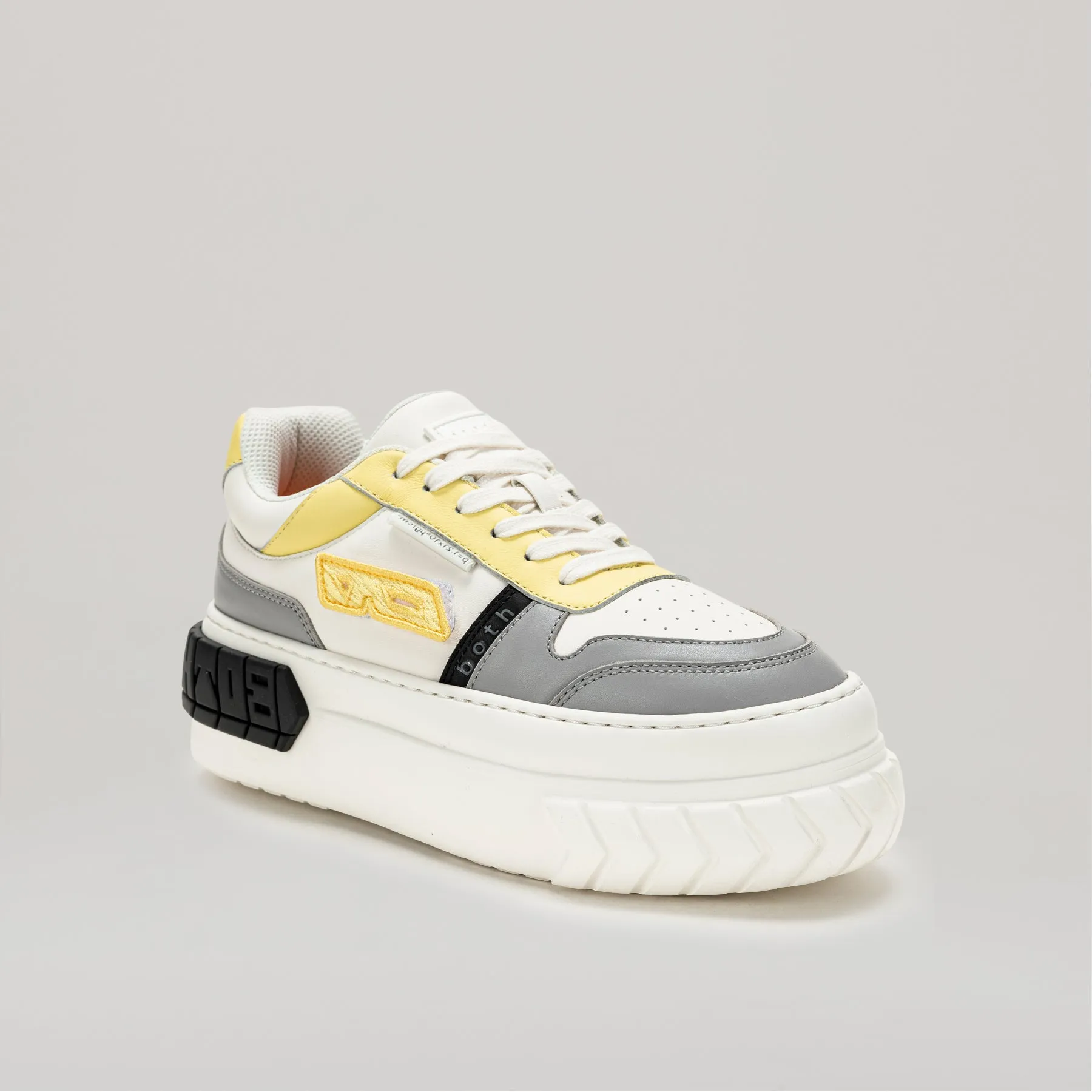 both - TYRES PLATFORM BASKETBALL SNEAKER-BLACK/YELLOW