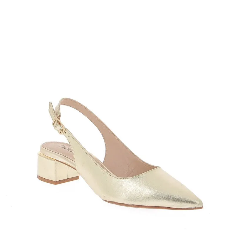 Brazilio 1470509 Champagne Slingback Heel