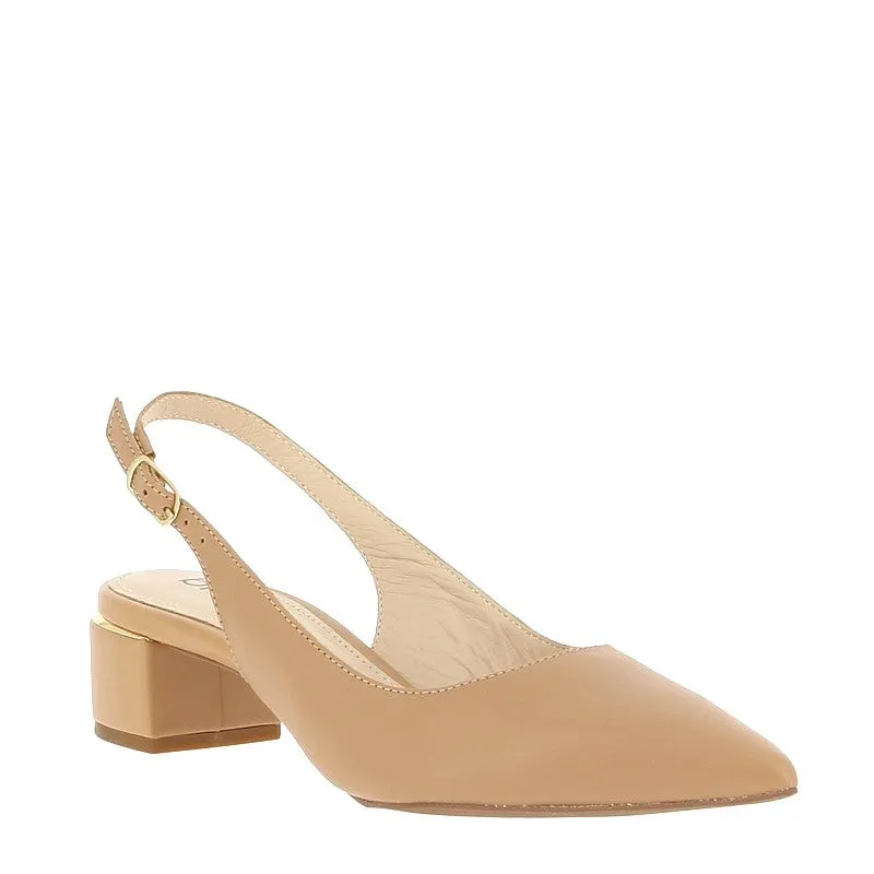 Brazilio 1470509 Taupe Slingback Heel