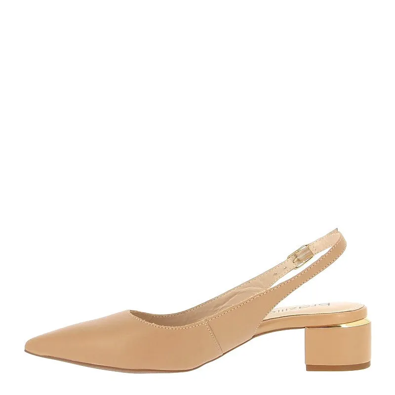 Brazilio 1470509 Taupe Slingback Heel