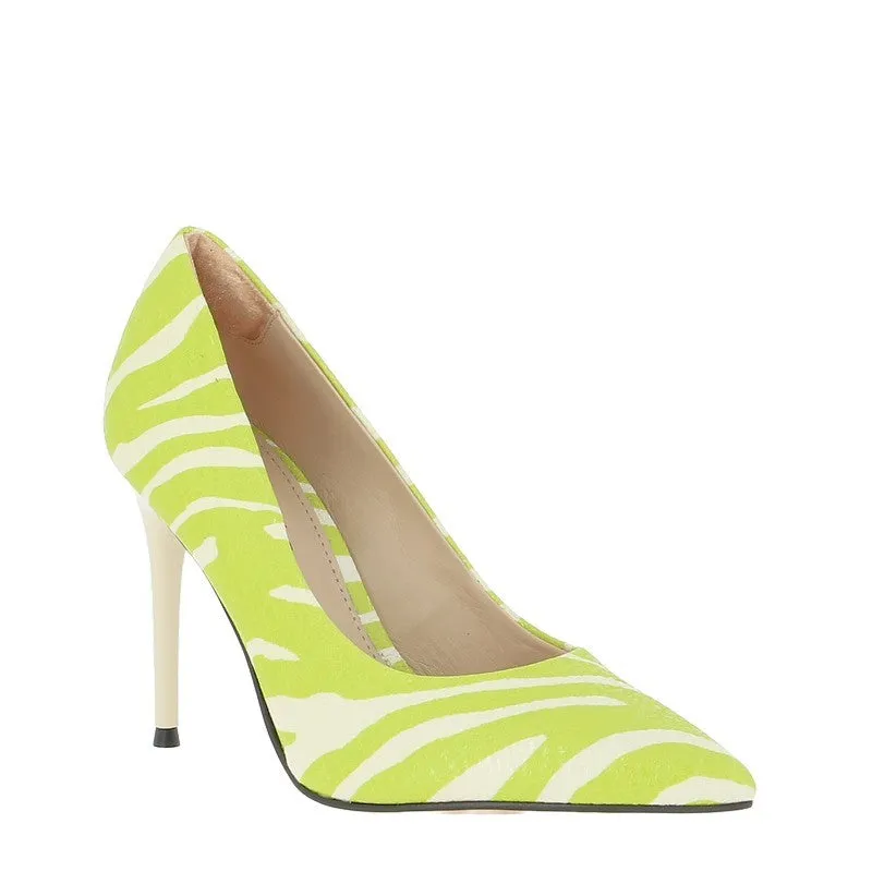 Brazilio 6950500 Zebra Stiletto Pumps