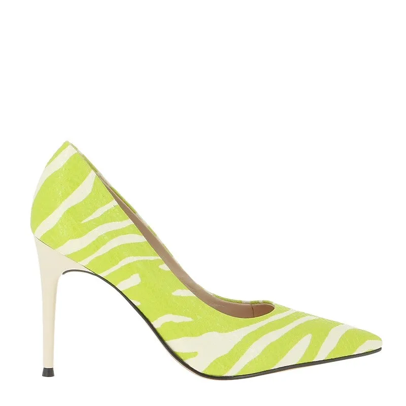 Brazilio 6950500 Zebra Stiletto Pumps