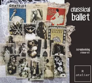 Classical Ballet Series | Scrapbooking Washi Stickers