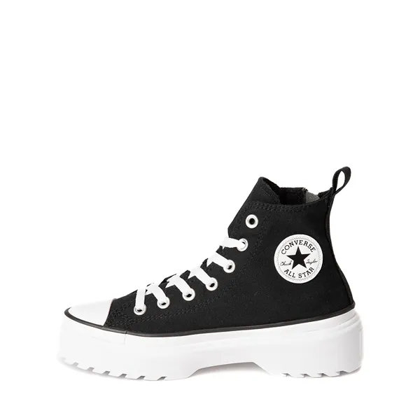 Converse Chuck Taylor All Star Lugged Lift High Top Sneakers - Big Kid, Black and White