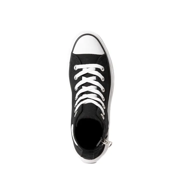 Converse Chuck Taylor All Star Lugged Lift High Top Sneakers - Big Kid, Black and White