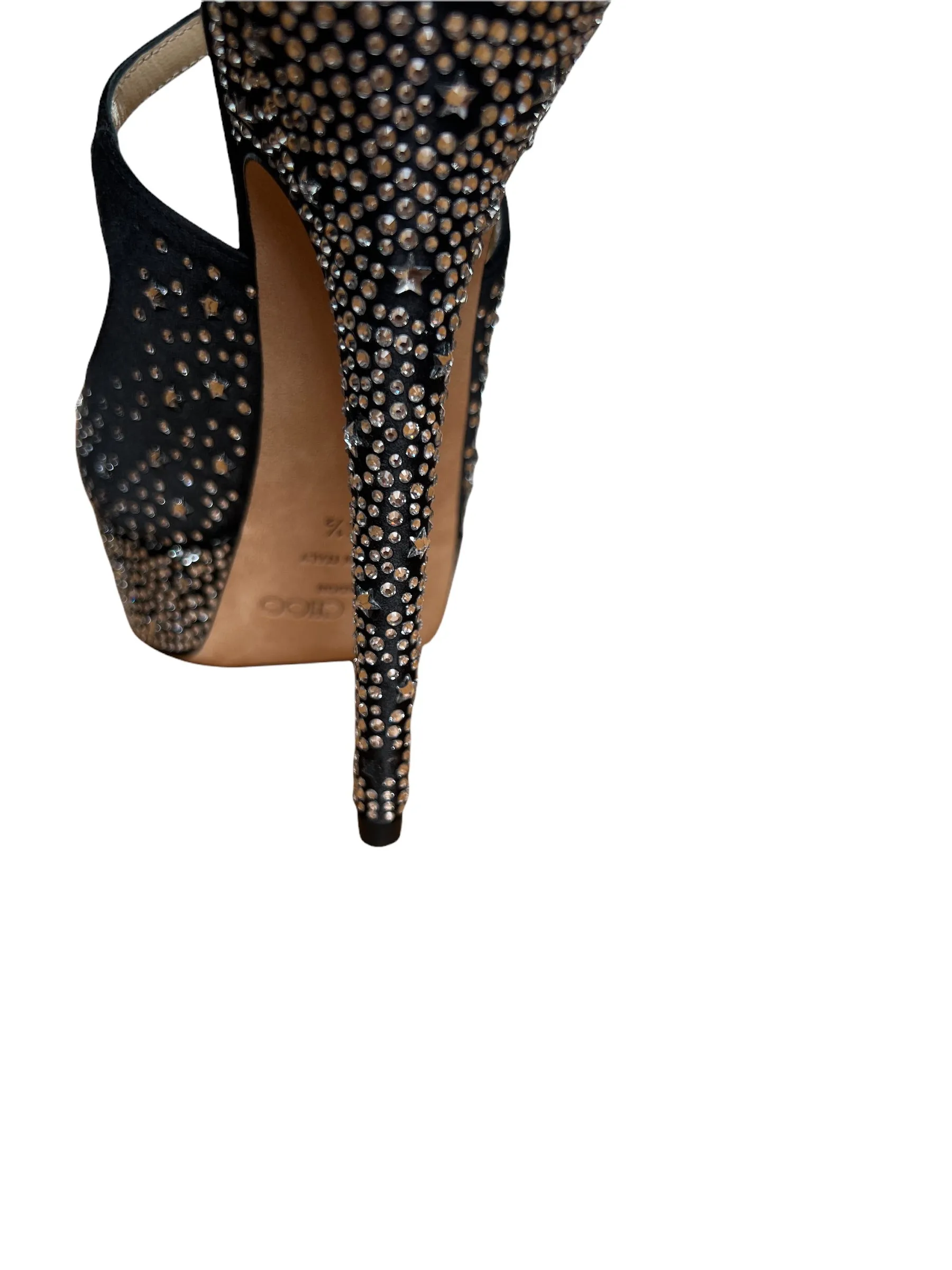 Crystal Embellishment Heels - 6.5