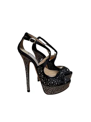 Crystal Embellishment Heels - 6.5