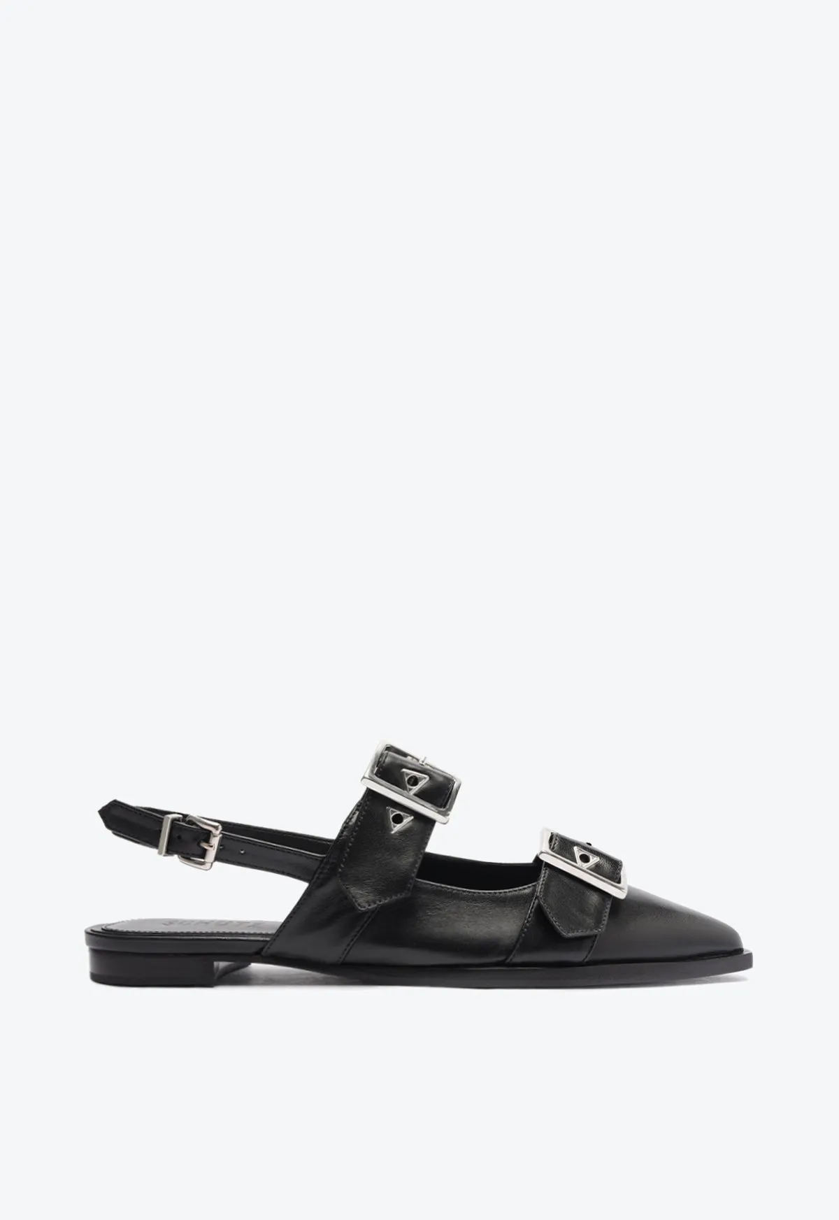 Darla Sling Leather Flat