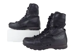 Dutch Army - Black Leather Combat Boots w/ Cordura - Meindl - Grade 1