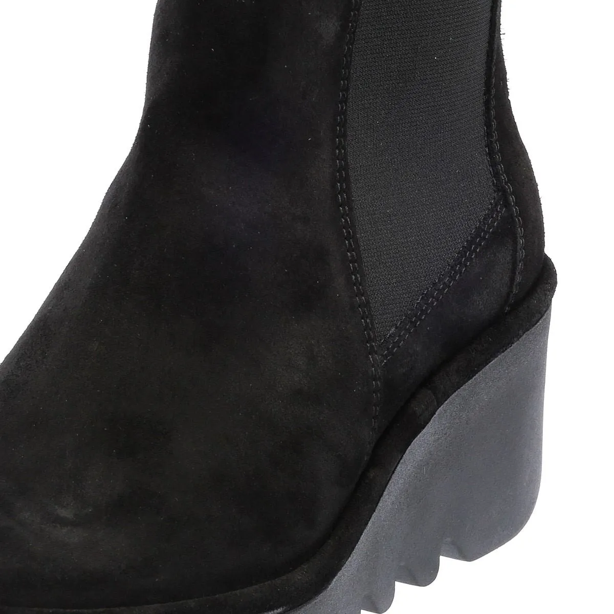 Fly London Bagu Leather Women's Black Boots