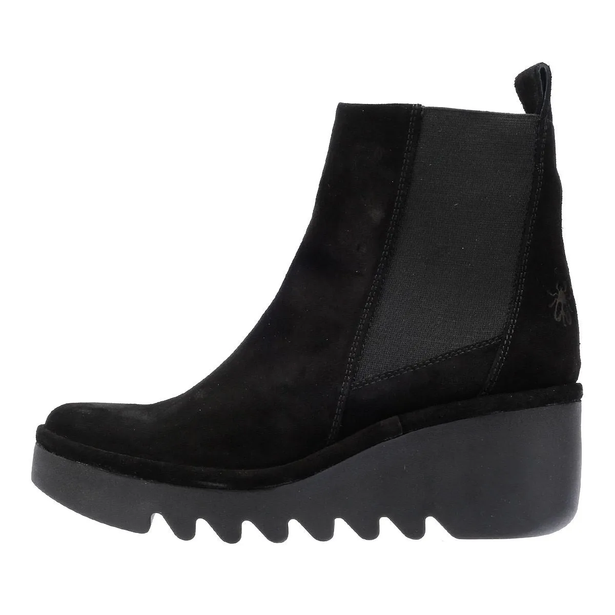 Fly London Bagu Leather Women's Black Boots