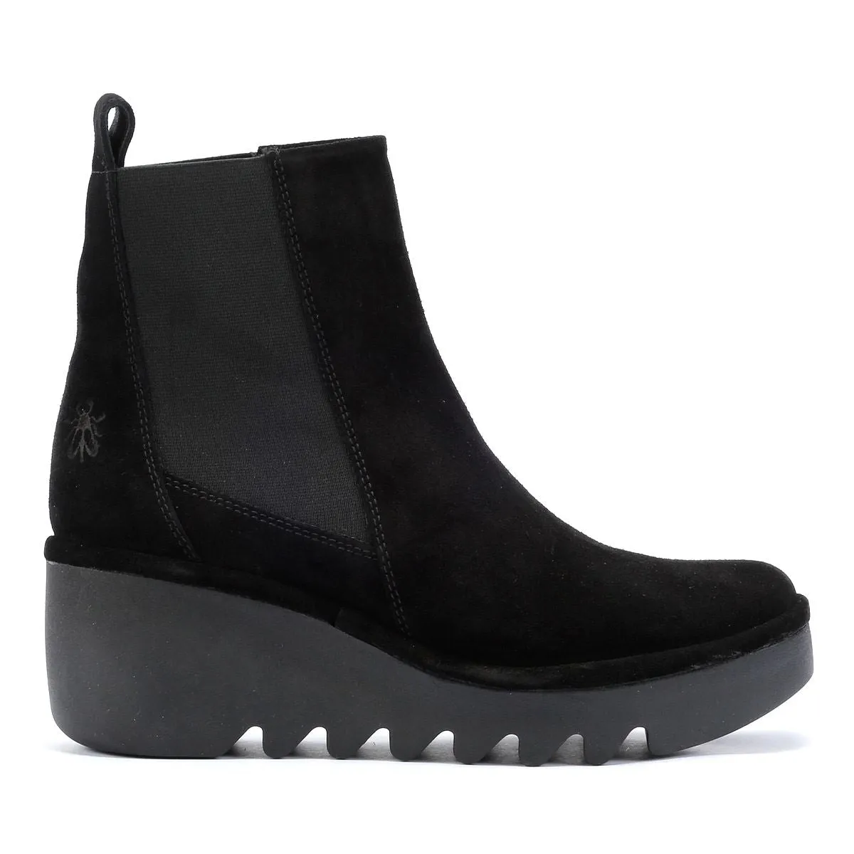 Fly London Bagu Leather Women's Black Boots