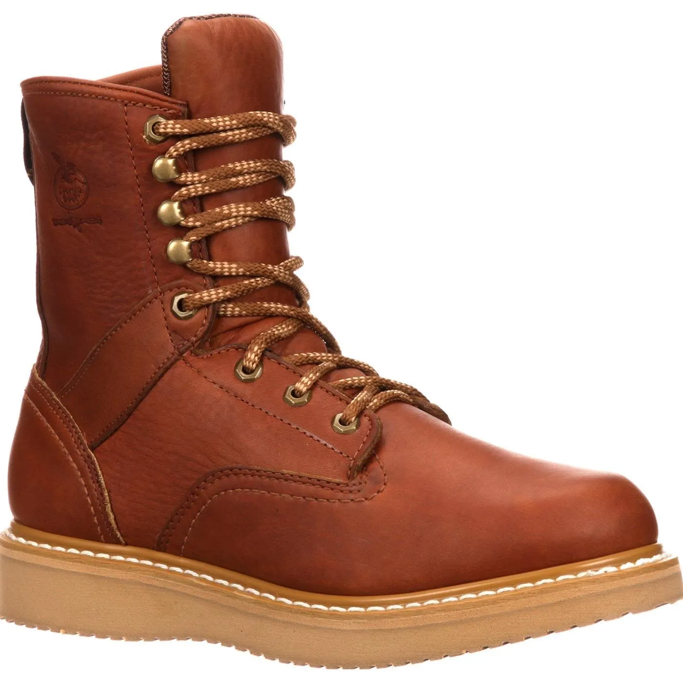 Georgia G8152 Mens 8" Wedge Work Boot Golden Brown