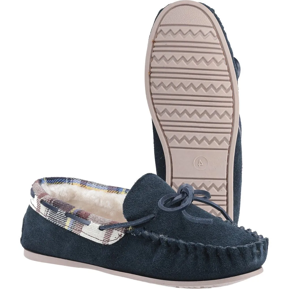 Kilkenny Moccasin Slippers Navy