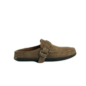 LE Men’s Ring Mule: Mushroom Suede