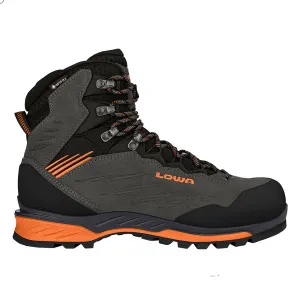 Lowa Cadin II GTX Mid trekking boots, black/anthracite/orange