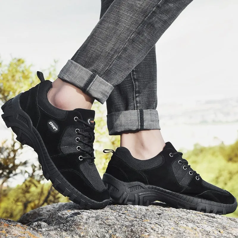 Man's outdoor anti-skid comfortable in style joker hiking sneakers