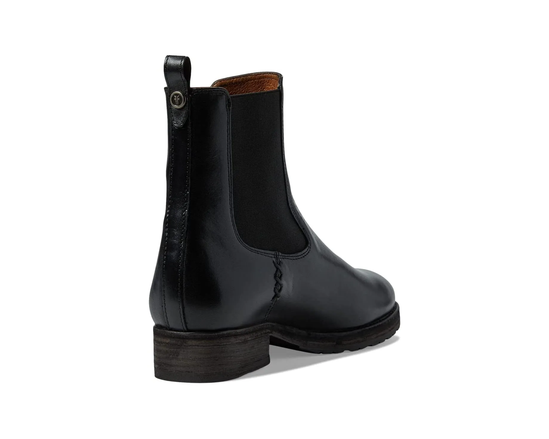 Melissa Double Sole Chelsea Frye Boots, Black