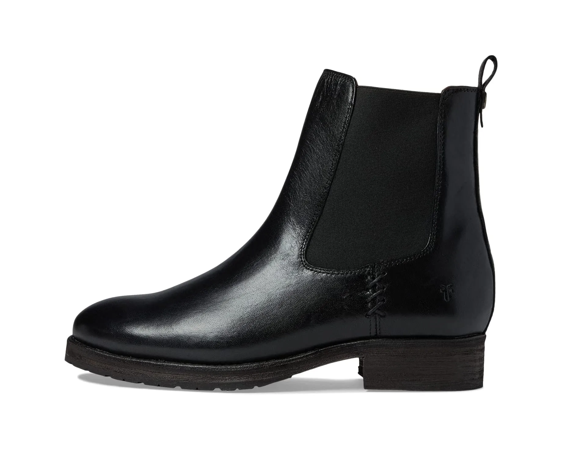 Melissa Double Sole Chelsea Frye Boots, Black