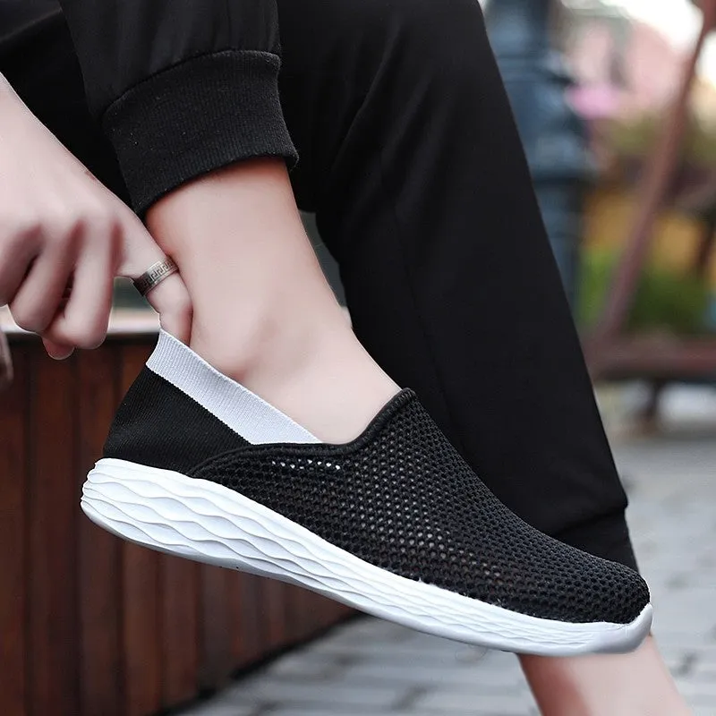 Men's breathable flat soles