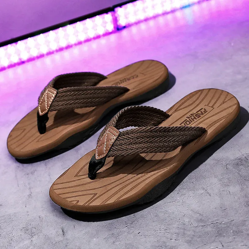 Men's Casual Slippers EVA Flip Flops Fashion Breathable Versatile Comfortable Waterproof Slipper - MSL50275