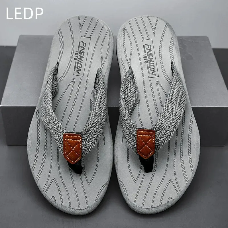 Men's Casual Slippers EVA Flip Flops Fashion Breathable Versatile Comfortable Waterproof Slipper - MSL50275