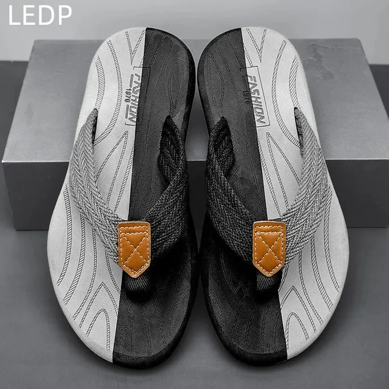 Men's Casual Slippers EVA Flip Flops Fashion Breathable Versatile Comfortable Waterproof Slipper - MSL50275