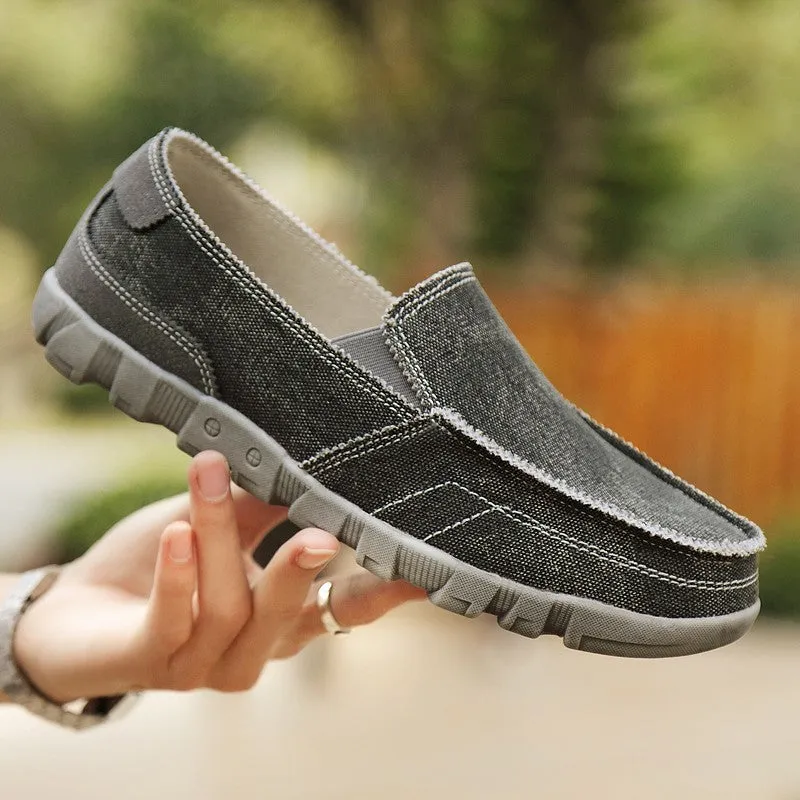 Men's Platform Fashion Casual Canvas Shoes