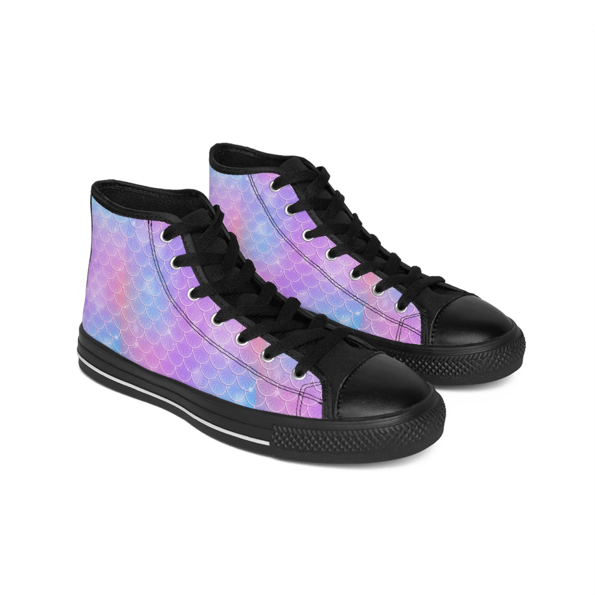 Mermaid Scales Women's Classic Sneakers