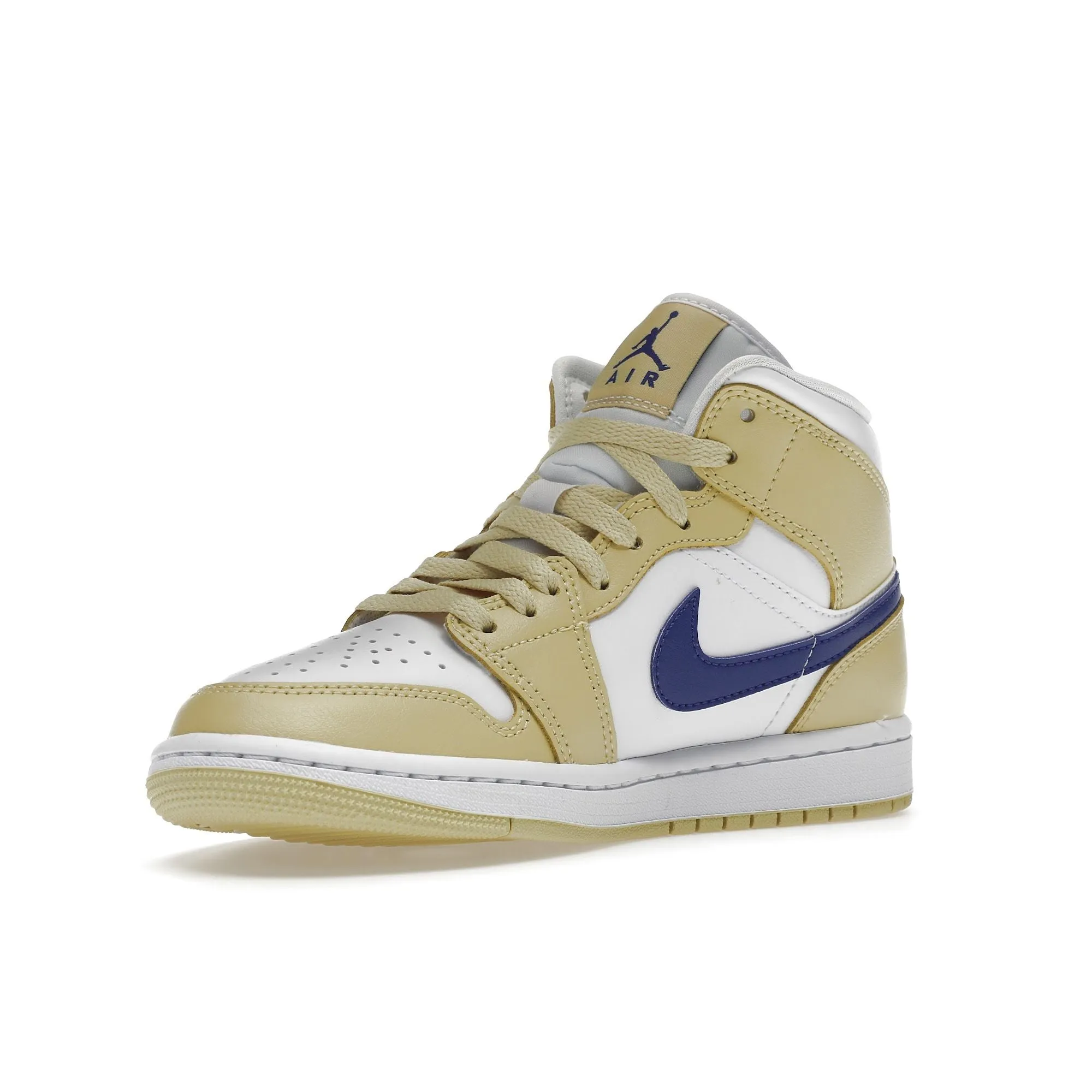 Nike Air Jordan 1 Mid Light Yellow/White