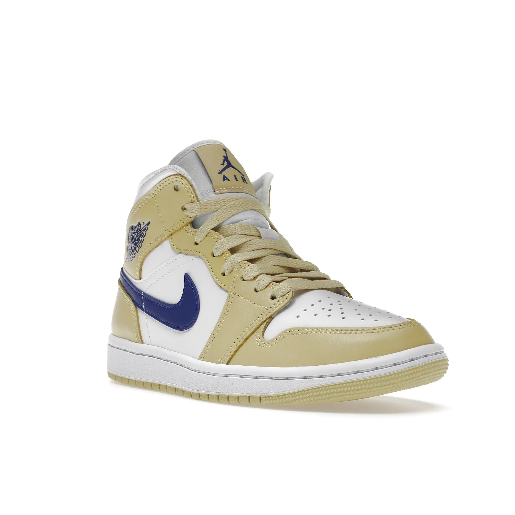 Nike Air Jordan 1 Mid Light Yellow/White