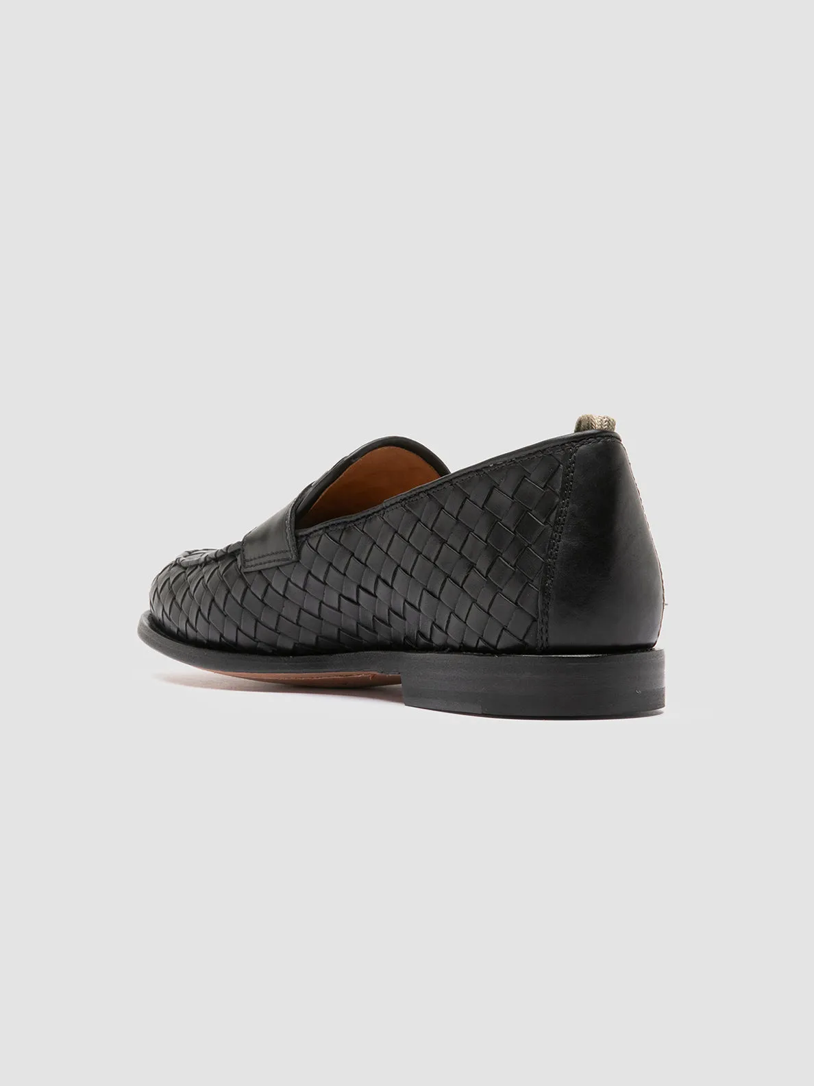 OPERA 003 - Black Leather Penny Loafers