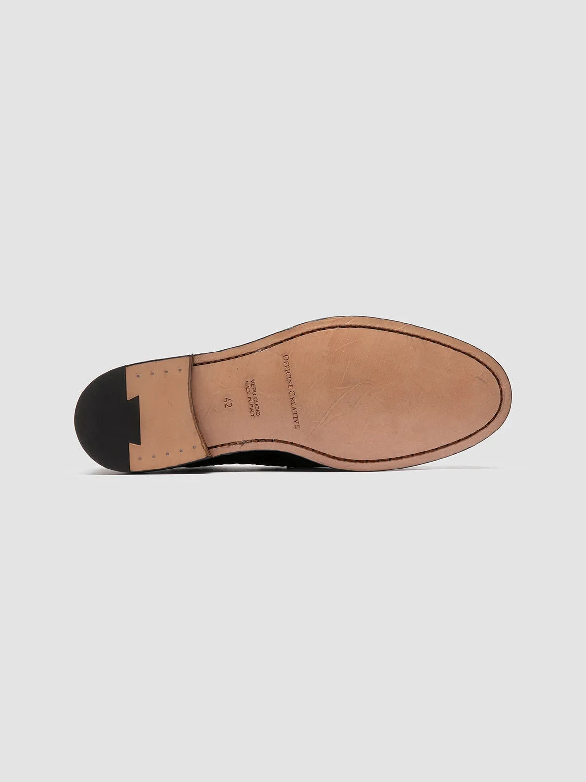 OPERA 003 - Black Leather Penny Loafers