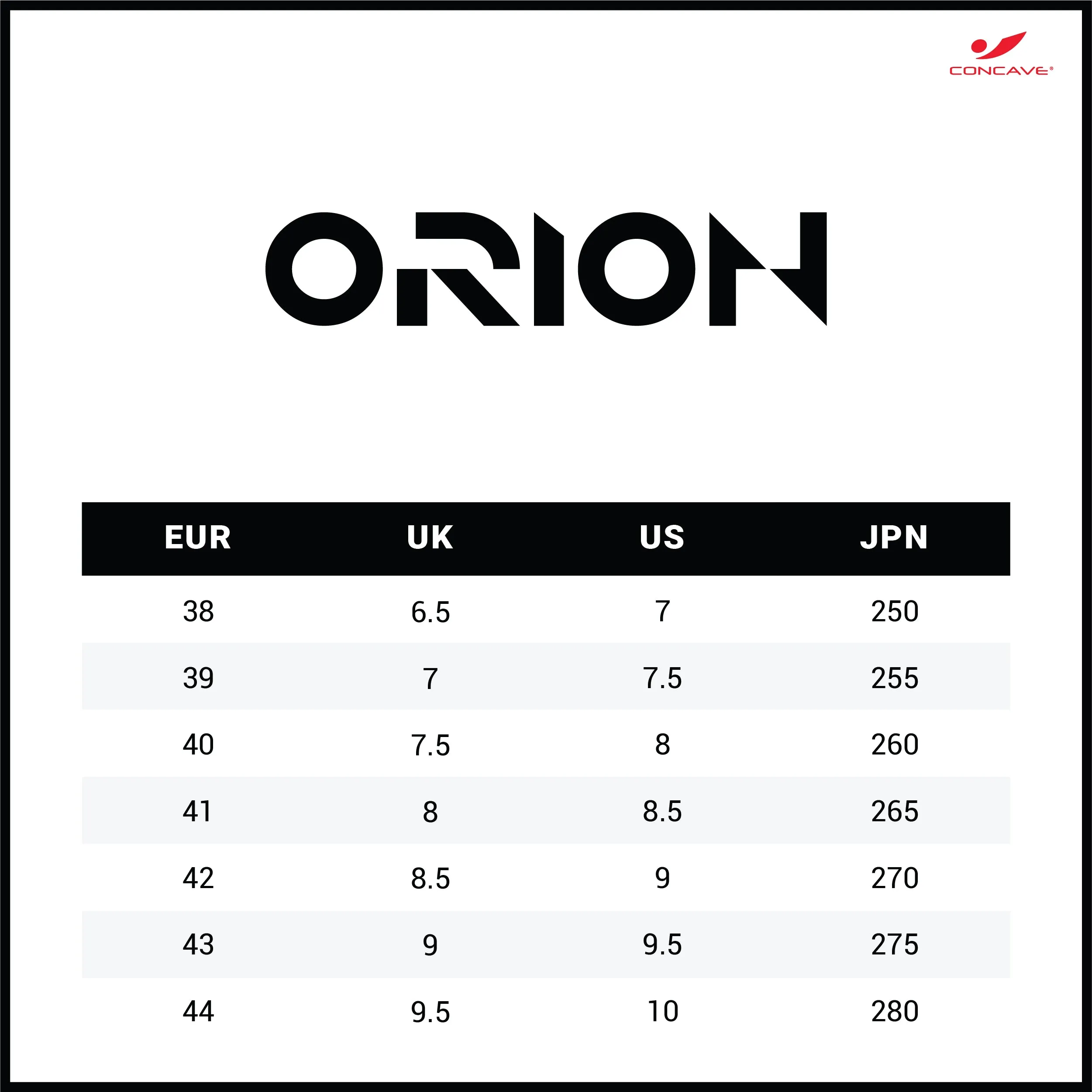 Orion - White/ Black