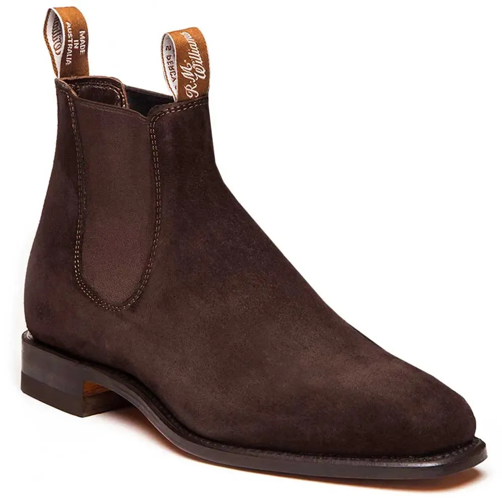 RM WILLIAMS Classic Craftsman Boots - Men's - Chocolate Suede