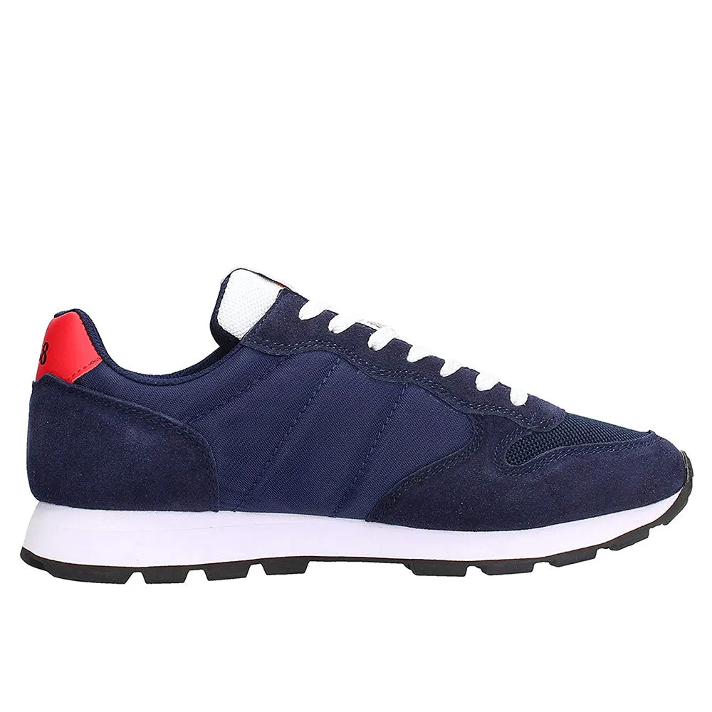 Scarpe Uomo Sun68 Sneakers Tom Japan Print Navy Blue