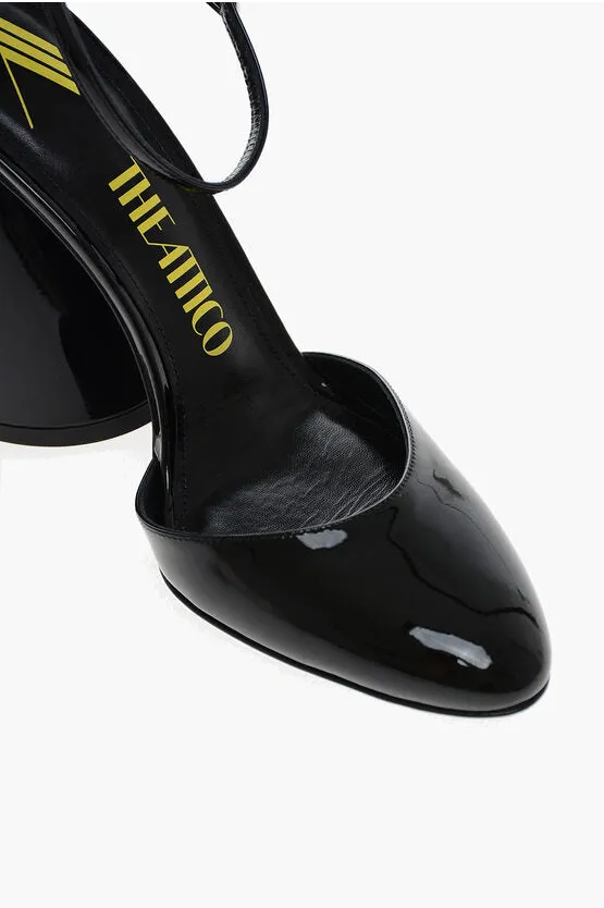 The Attico Chalk Heel LUZ Patent Leather Slingabcks