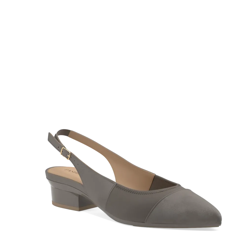 The Panel Slingback - Storm   Stiletto Heel Kit 4 Storm - FINAL SALE