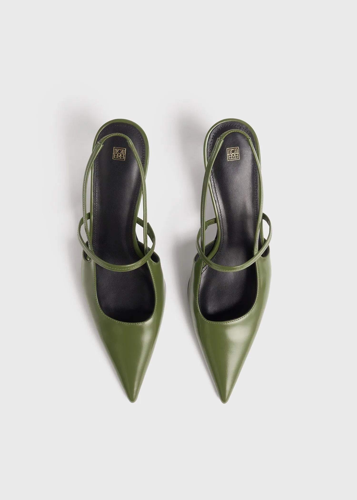 The Sharp Slingback laurel